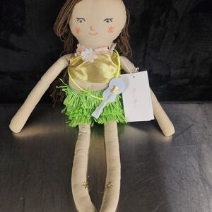 Meri Meri Doll with Gold Top and Green Skirt